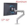 CZPBXOX OZ-1 Aluminum Gas Spring 17-32 inch Monitor Desk Stand Holder Long Arm Monitor Mount Bracket VESA 75 100 clamp Base(for Thick Desk) view 2