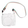 Transparent Instant Camera Case and Scratch-resistant Pouch for Mini Detachable Shoulder Strap Stylish Camera Protector for Instant Photography view 1