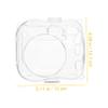 Transparent Instant Camera Case and Scratch-resistant Pouch for Mini Detachable Shoulder Strap Stylish Camera Protector for Instant Photography view 2