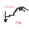 600mm 8013LP 17" Laptop Desktop Stand Full Motion 17-32" Monitor Holder Mechanical Spring Arm Aluminum Monitor Support 1-9kg(Black) view 2
