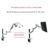 600mm 8013LP 17" Laptop Desktop Stand Full Motion 17-32" Monitor Holder Mechanical Spring Arm Aluminum Monitor Support 1-9kg(Black) view 3