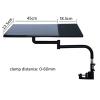 OOIOPCI OK070 Bedside Moving Laptop Stand Adjustable +Keyboard Holder Rotating Laptop Table Lapdes(OK070 Black) view 2