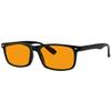 Eyekepper Blue Light Blocking Reading Glasses Orange Tinted Computer Gaming Readers Women Men Black +1.00 view 1
