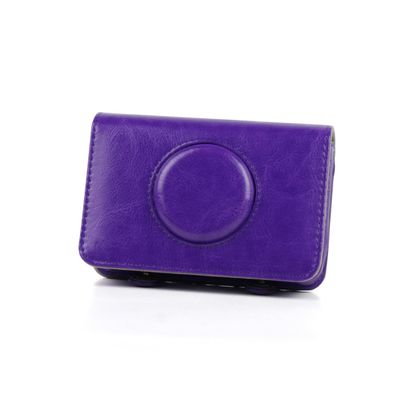 Angoily Snap Touch Camera Bag Case Filter Compartment Protective Case Digital Camera Bag Pu Leather