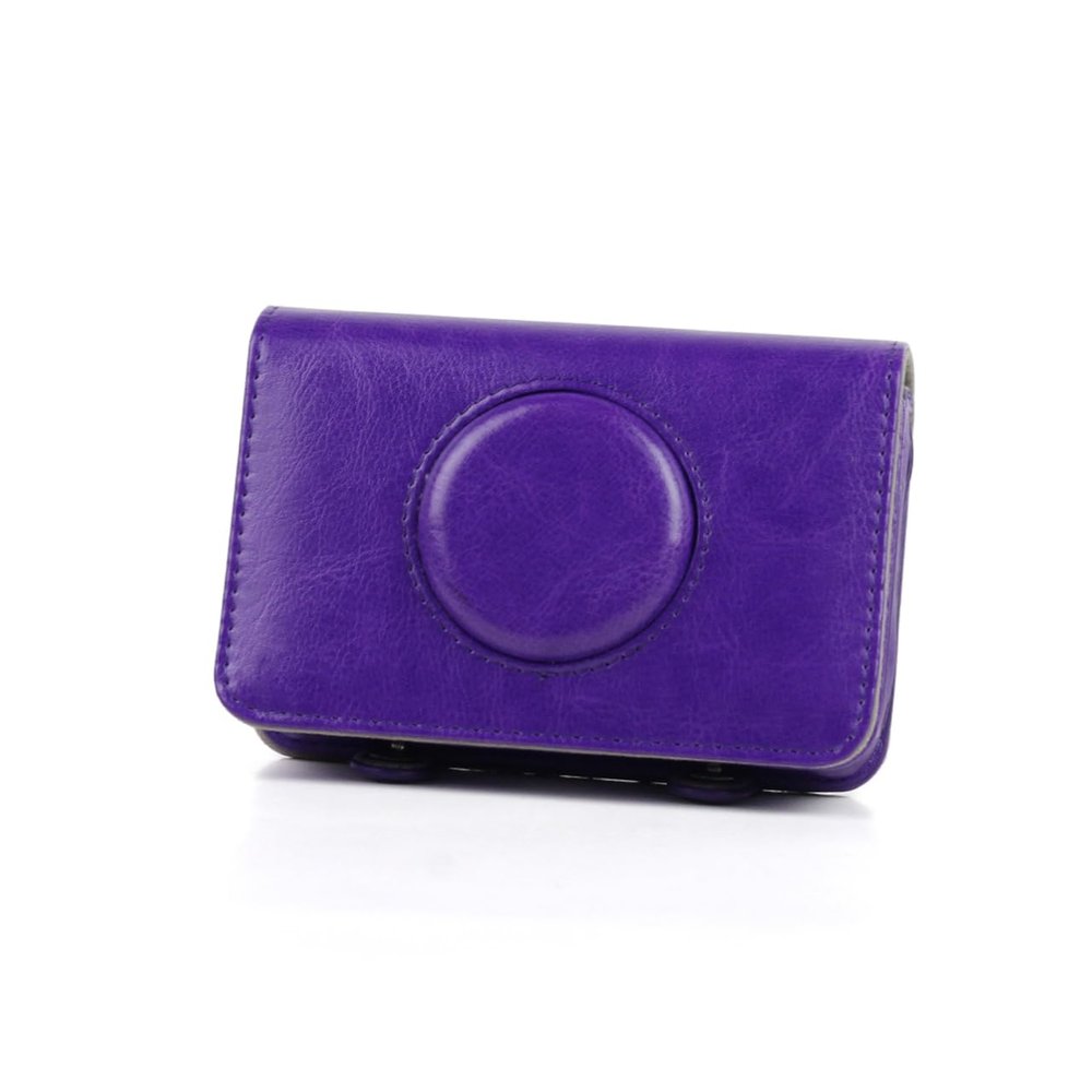Angoily Snap Touch Camera Bag Case Filter Compartment Protective Case Digital Camera Bag Pu Leather