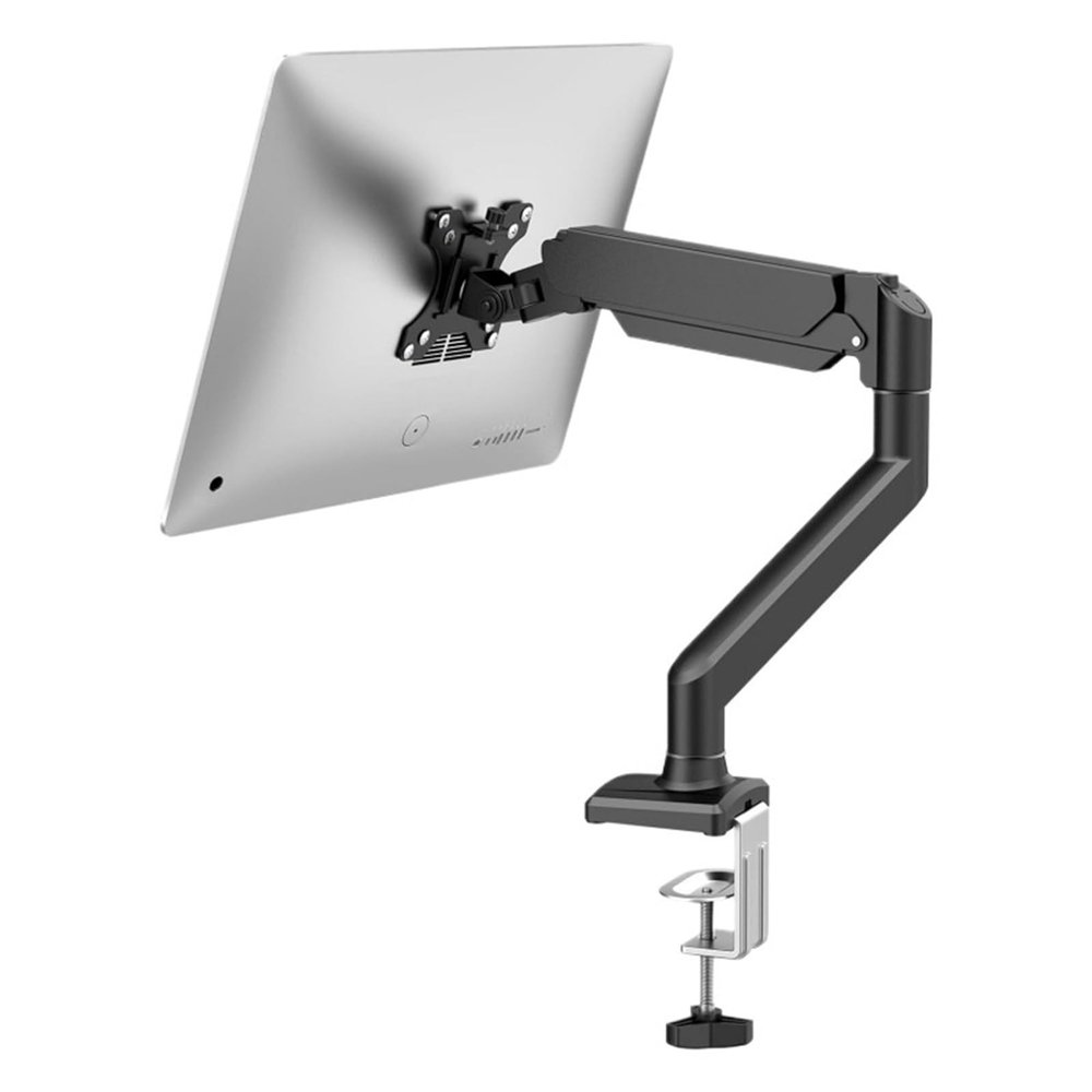 CZPBXOX PC Computer Air Press Mount Stand,Ergonomics Monitor Bracket Bearing Weight 10kg,Gas Spring Stand for 17"-32" Monitor Holder(70R)