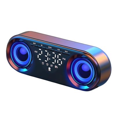 YMGSCC Intelligent Speaker, Speaker Subwoofer, Electronic Alarm Clock, mini Speaker