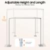 10 * 10 * 10FT Backdrop Canopy Kit Adjustable 4 Post Canopy Chuppah Mandap Hardware Kit Outdoor Wedding Party Stand 4 Post Backdrop Stand Kit for Wedding Party Photography Show view 3