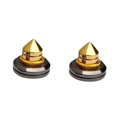 Angoily 4pcs Loudspeaker Spikes Stand Feet Pad Turntable Absorber Shockproof Pads DIY