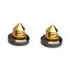 Angoily 4pcs Loudspeaker Spikes Stand Feet Pad Turntable Absorber Shockproof Pads DIY view 1