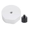 ariarly Satellite Antenna Tripod Adapter, Aluminum Alloy Mount Adapter for RV Trailer Campervan Yacht, Secure Connection, Enhanced Safety and Stability (Silver) view 1