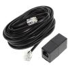 DOITOOL 1set Telephone Cable Pc Connector Includes Coupler and Cable Staples for Landline Phones and Home Office Use view 1