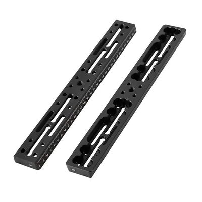 100/220/320/440mm Gauge Dovetail with Scale Astronomical Telescope Guide Rail Accessories(320mm Black)
