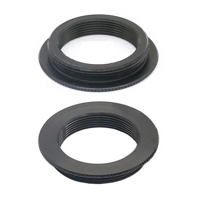 JOEBO Microscope Kit 1 Piece CS C-RMS/RMS-C Adapter Ring C to RMS Mounting Thread Ring Adapter All Metal RMS to C-Mount for USB Camera Objective Lens Microscope Lens Adapters(Outer C Inner RMS)