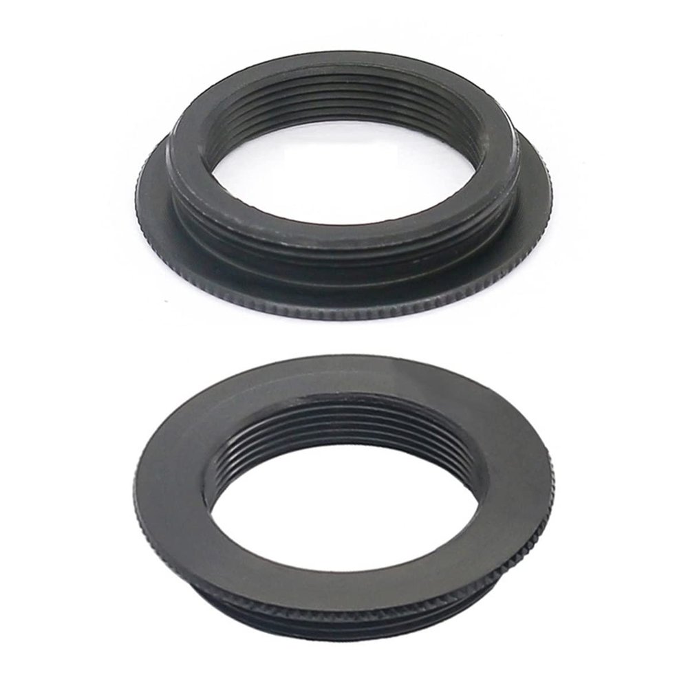 JOEBO Microscope Kit 1 Piece CS C-RMS/RMS-C Adapter Ring C to RMS Mounting Thread Ring Adapter All Metal RMS to C-Mount for USB Camera Objective Lens Microscope Lens Adapters(Outer C Inner RMS)