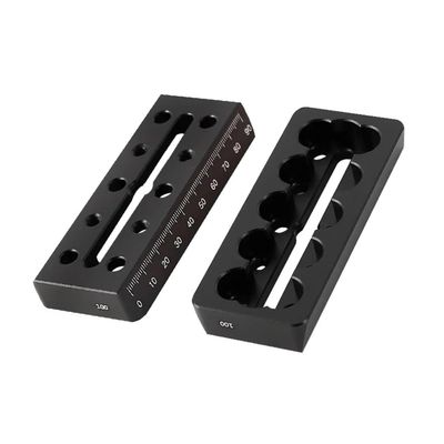 100/220/320/440mm Gauge Dovetail with Scale Astronomical Telescope Guide Rail Accessories(100mm Black)