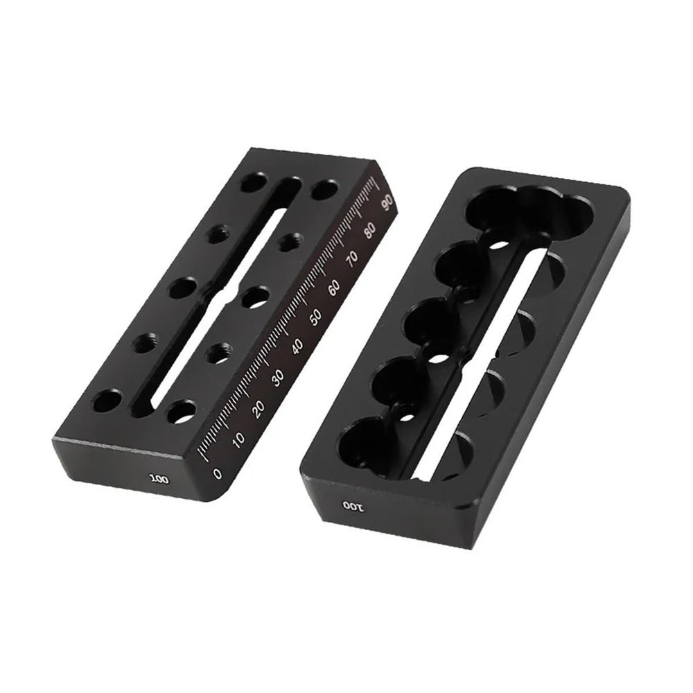 100/220/320/440mm Gauge Dovetail with Scale Astronomical Telescope Guide Rail Accessories(100mm Black)