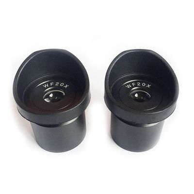 Microscope One Pair WF20X Eyepiece, Mounting Diameter 30 Or 30.5 Mm Wide Field View 10mm(Diameter 30.5 mm)