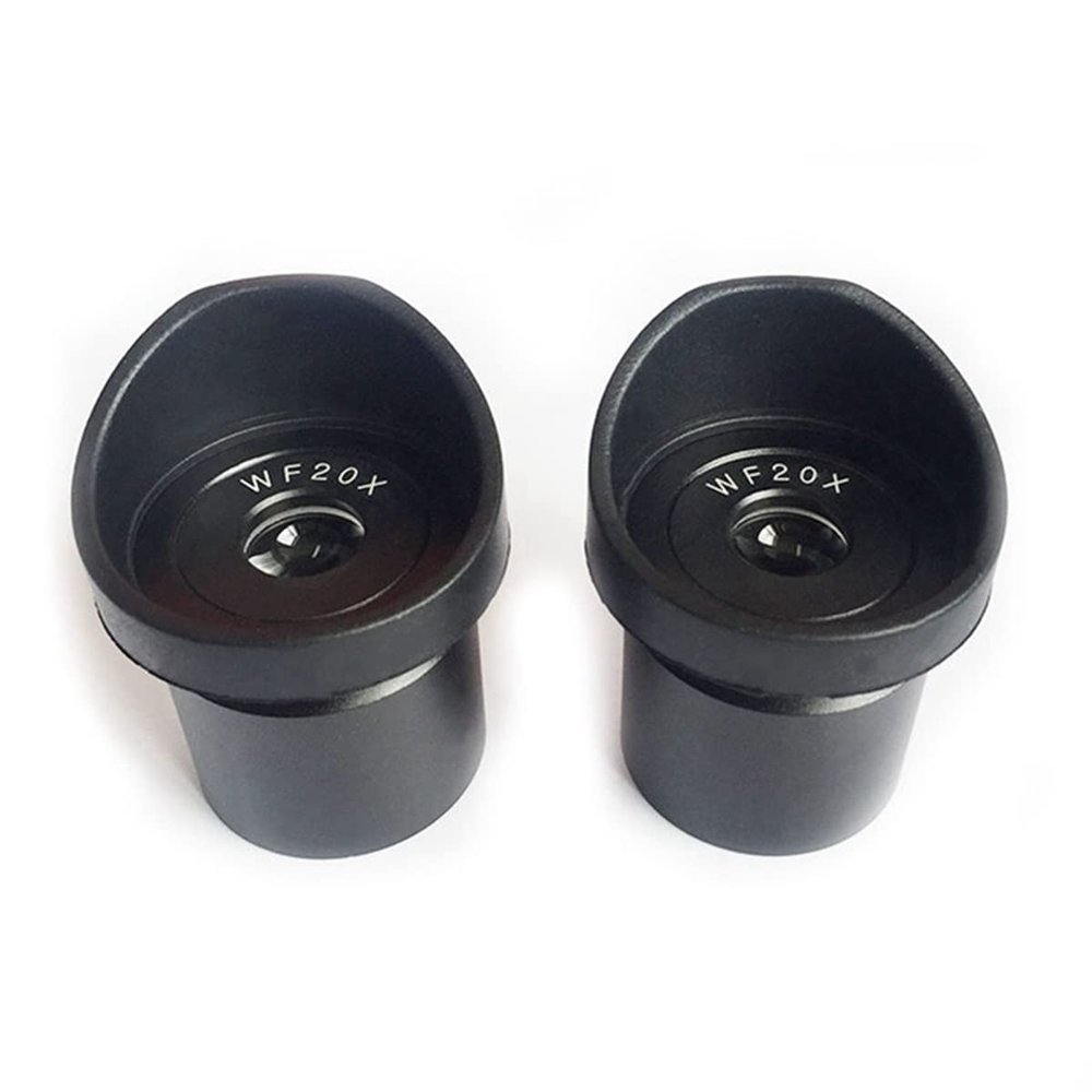 Microscope One Pair WF20X Eyepiece, Mounting Diameter 30 Or 30.5 Mm Wide Field View 10mm(Diameter 30.5 mm)