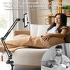 Bongogoo Kindle Holder with Remote Page Turner Kindle Stand with Remote Page Turner for Bed, Hands-Free Clip Mount, Easy-Adjust Steel Arm (Not Gooseneck), No Text Blocking view 2
