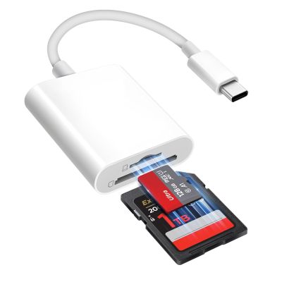 [Apple MFi Certified USB 3.0] USB C SD Card Reader for iPhone 15/16, Memory Card Reader for iPad/Mac Pro/Air, USB-C to Micro SD Adapter Trail Camera Viewer to USBC Device Type C Android Phone Tablet