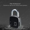 DUYHBAWRS-007 Hard Stainless Steel Anti-Hammer Anti-Theft Fingerprint Lock Fingerprint Password Padlock App Remote Management Unlock view 3