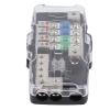 Box Car Audio Stereo Multifunctional 4 Way Distribution Holder for Vehicle Power Splitting view 2