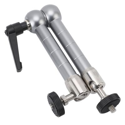 11 Adjustable Camera Magic Arm, 360 All Round Articulating Magic Friction Arm with 1/4in Thread, Universal Magic Arm Camera Mount for Flash LED Light Microphone Monitor