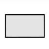 YMGSCC 16:9 Portable Foldable Projector Screen Wall Mounted Home Cinema Theater 3D Projection Screen Canvas Matt White ACEHE 1:1(50 inch) view 2