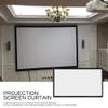 YMGSCC 16:9 Portable Foldable Projector Screen Wall Mounted Home Cinema Theater 3D Projection Screen Canvas Matt White ACEHE 1:1(50 inch) view 3