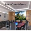 YMGSCC 100inch 16:9 Projector Screen Roll Front Projection Screen Fabric for Office Home Education view 4