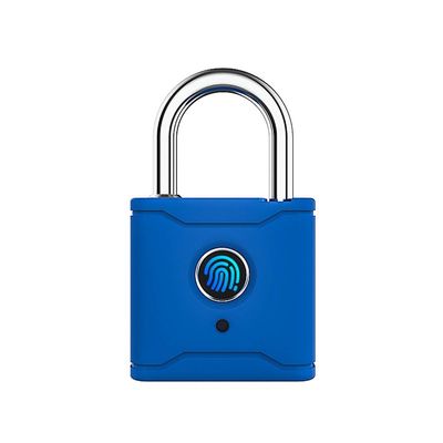 DUYHBAWRS-007 Smart Padlock Fingerprint Lock Smart Lock Keyless with TTlock App(Royal Blue)