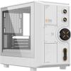 ALSEYE Rams2.0 Mid Tower PC Case Micro-ATX/ITX MATX Tempered Glass Side Panel, ARGB Control Dust Filters Support 180mm CPU Cooler/305mm GPU/160mm PSU 6x120mm Fans 240mm Top Radiator (White) view 1