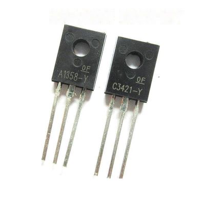 10pcs A1358 C3421 2SA1358 2SC3421 2SA1358-Y 2SC3421-Y TO-126 Audio (5PCS* A1358 +5PCS* C3421)