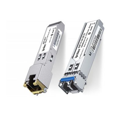 1 Pack 1.25G SFP to RJ45 Copper Module and 1 Pack 1.25G SFP Transceiver