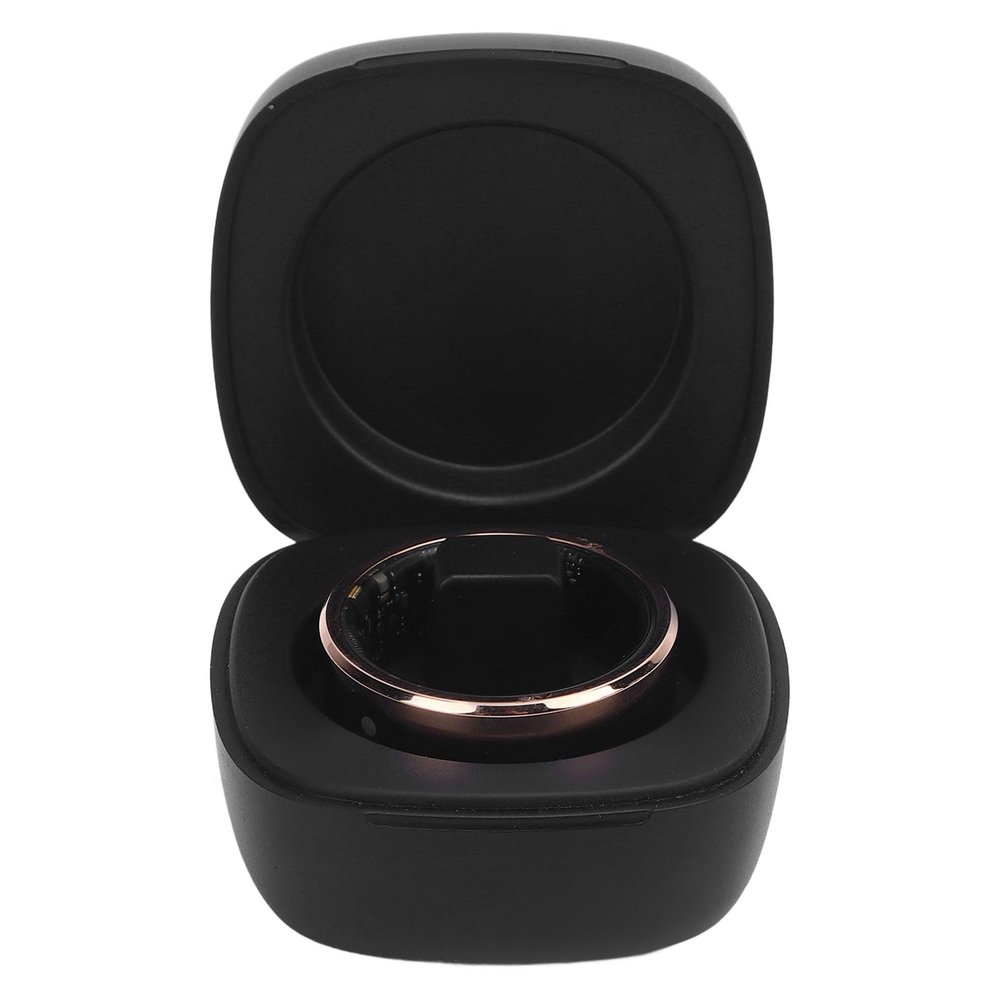 ciciglow Sleep Ring, Stainless Steel Smart Ring with Display Screen for Hiking (Size 9)