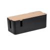 Cable Management Box Cable Storage Box Power Strip Wire Case Charger Socket Cord Organizer Charger Wire Management Case(Black) view 1