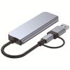 jiingekk USB C Hubs Multiple Port For Digital Enthusiasts And Students Portable USB C Hubs Efficient Device ManagemenT view 3