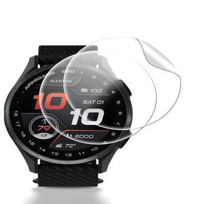 2 Pack Screen Protector for Garmin Approach S50, Soft TPU Screen Protector for Garmin Approach S50,Flexible TPU HD Protective Film, Bubble Free, HD Transparent, Touch Sensitive