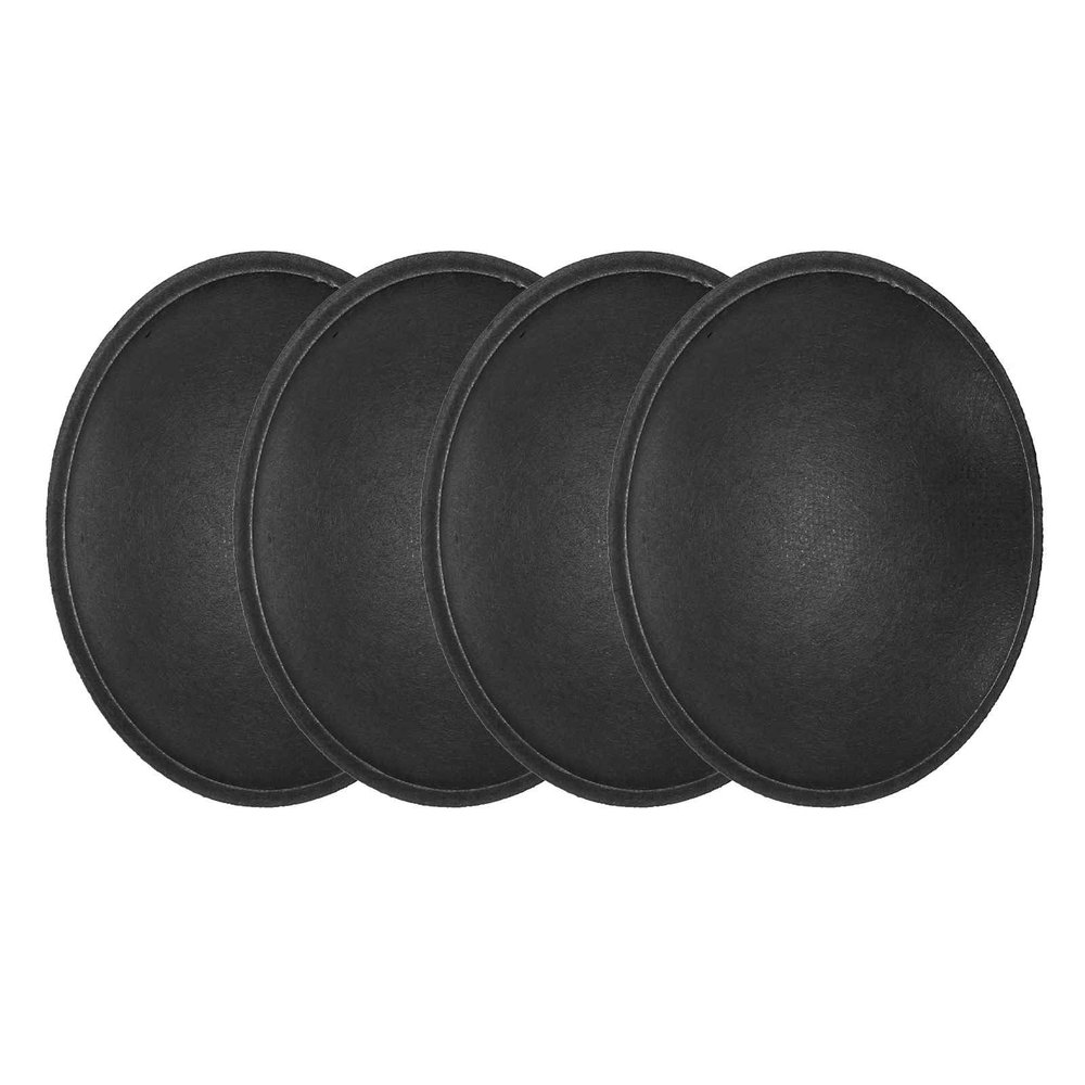 MECCANIXITY 4Pcs Speaker Dust Cap 64mm/2.52" Outer Diameter Dome Paper Cap Subwoofer Coil Cover Caps for Speaker Decoration Accessory Repair