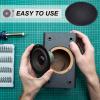 MECCANIXITY 4Pcs Speaker Dust Cap 64mm/2.52" Outer Diameter Dome Paper Cap Subwoofer Coil Cover Caps for Speaker Decoration Accessory Repair view 4