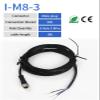 1pc Inductive Proximity Switch Sensor Connector Pluggable M8 Series 3pin 4pin Flush NPN PNP Sensing Distance 2mm 1mm 6-36V(Connector Cable I-M8) view 2