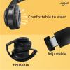 JUNAN Bluetooth Headphones Over-Ear,Foldable,Wireless and Wired Headset,Deep Bass,HiFi Stereo Audio,Low Latency Headphone,Built-in Microphone,SD/TF,FM Radio for Cellphone,PC,TV,etc. view 2