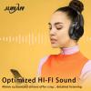 JUNAN Bluetooth Headphones Over-Ear,Foldable,Wireless and Wired Headset,Deep Bass,HiFi Stereo Audio,Low Latency Headphone,Built-in Microphone,SD/TF,FM Radio for Cellphone,PC,TV,etc. view 3