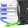 KCMYTONER 8 Pack Compatible for Brother P-Touch TZe-D41 TZ-D41 TZe TZ Label Tape 18mm 0.7'' Laminated Black on Fluo Green Tape Label Maker Tape for PT-1400 PT-1500 PT-1500PC PT-1600 PT-1700 PT-1750 view 2