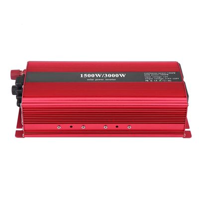 1500W DC 12V to AC/Peak Power 3000W Car Power Inverter Converter Dual USB, Metal Material, Cooling Fan, Wide Range Power Outlets, Stable and, Camping, Outdoors, (US Plug 110V)