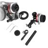 Camera Follow Focus, Follow Focus for DSLR and Mirrorless Camera Lenses with Lens Gear Ring Handwheel and 15mm Rod Clamp 138 Adjustable Mirrorless Camera Follow Focus Puller view 1