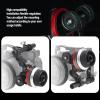 Camera Follow Focus, Follow Focus for DSLR and Mirrorless Camera Lenses with Lens Gear Ring Handwheel and 15mm Rod Clamp 138 Adjustable Mirrorless Camera Follow Focus Puller view 2