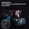 Camera Follow Focus, Follow Focus for DSLR and Mirrorless Camera Lenses with Lens Gear Ring Handwheel and 15mm Rod Clamp 138 Adjustable Mirrorless Camera Follow Focus Puller view 3