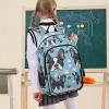 ALAZA Dog Print Paw Blue Laptop Backpack Purse for Women Men School Bag 17 Inch Bookbag Student Boys Girls Travel Casual Daypack view 2